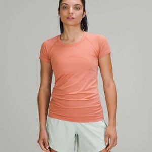 Lululemon Swiftly Tech Short Sleeve Shirt 2.0 Pink Savannah